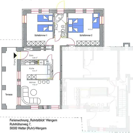 דירה Ruhrblick Wengern וטר